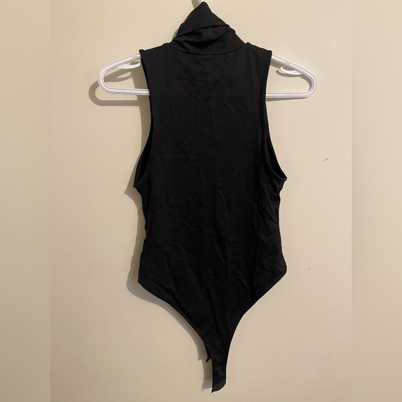 ZARA Women’s Black Turtleneck Bodysuit Size US Medium - Picture 5 of 5